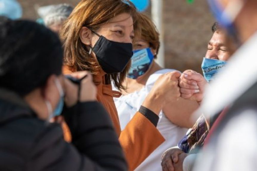 La Gobernadora se mostró confiada por el apoyo del electorado a los candidatos de JSRN