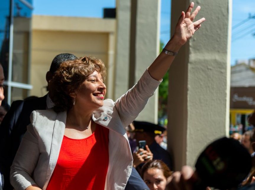 Arabela se sumó a una fecha relacionada a Evita y al derecho de las mujeres