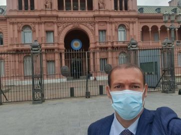 Gutiérrez de rotation por la Rosada: gestiones, agenda compartida y obras
