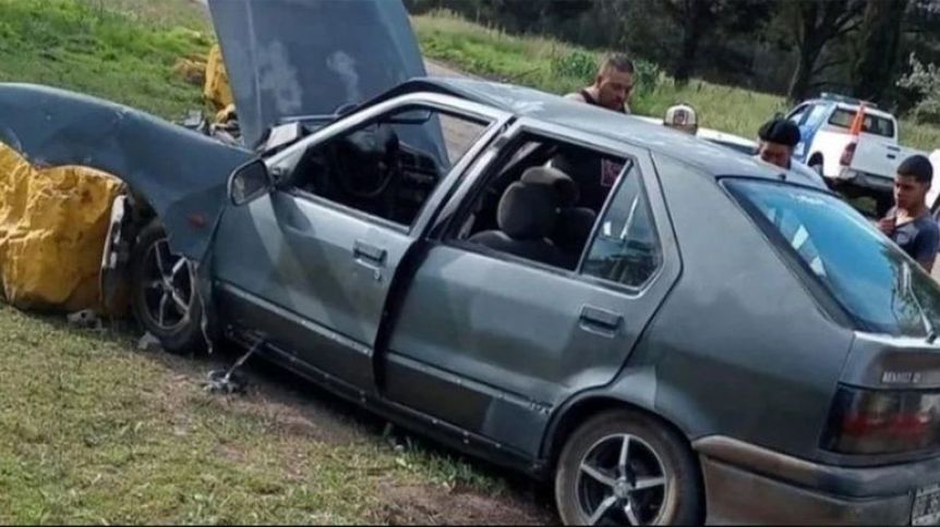 Un hombre hizo manejar a su hija de nueve años y chocaron
