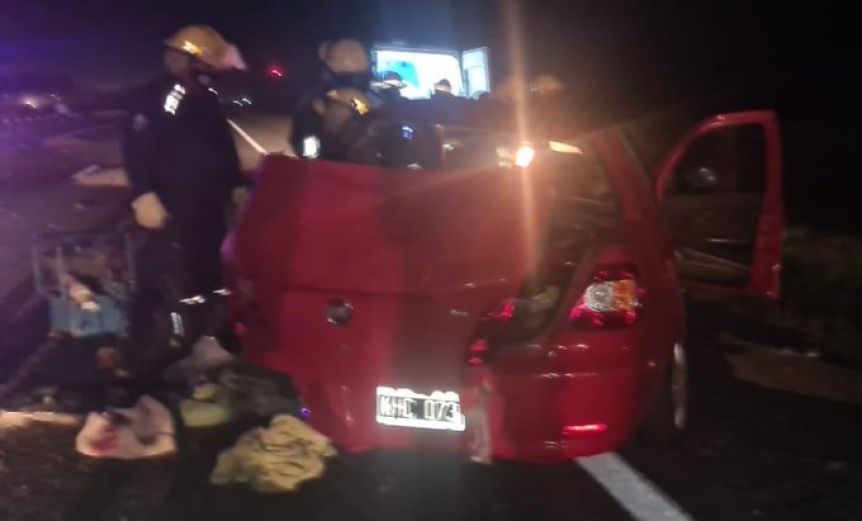 Trágico accidente en ruta 2: tres personas fallecidas y otras resultaron heridas