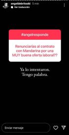 Ángel de Brito contó que se irá a trabajar fuera del país