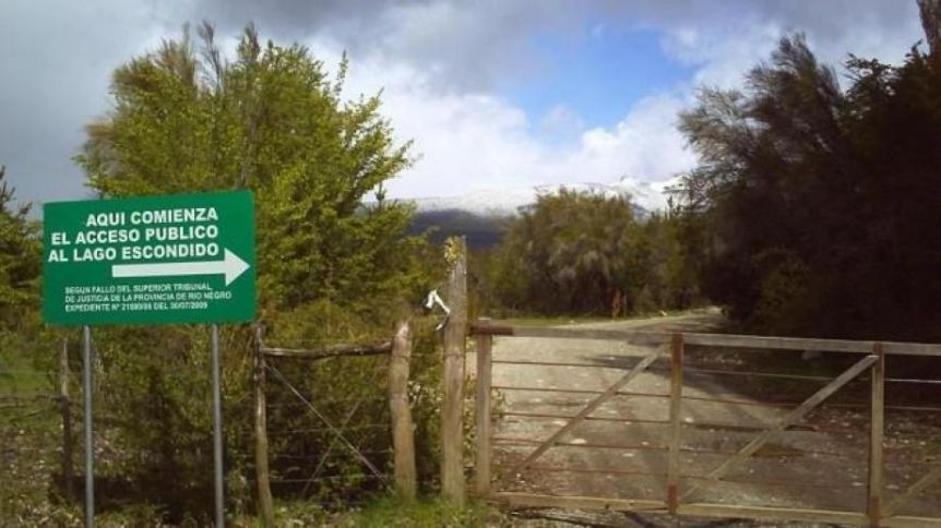 Polémica: intentarán ingresar al Lago Escondido para liberar el acceso - La Tecla Patagonia