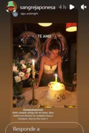 Las primeras imágenes del cumpleaños N° 30 de la China Suárez