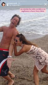 Gimena Accardi sorprendió al compartir fotos retro con Nico Vázquez