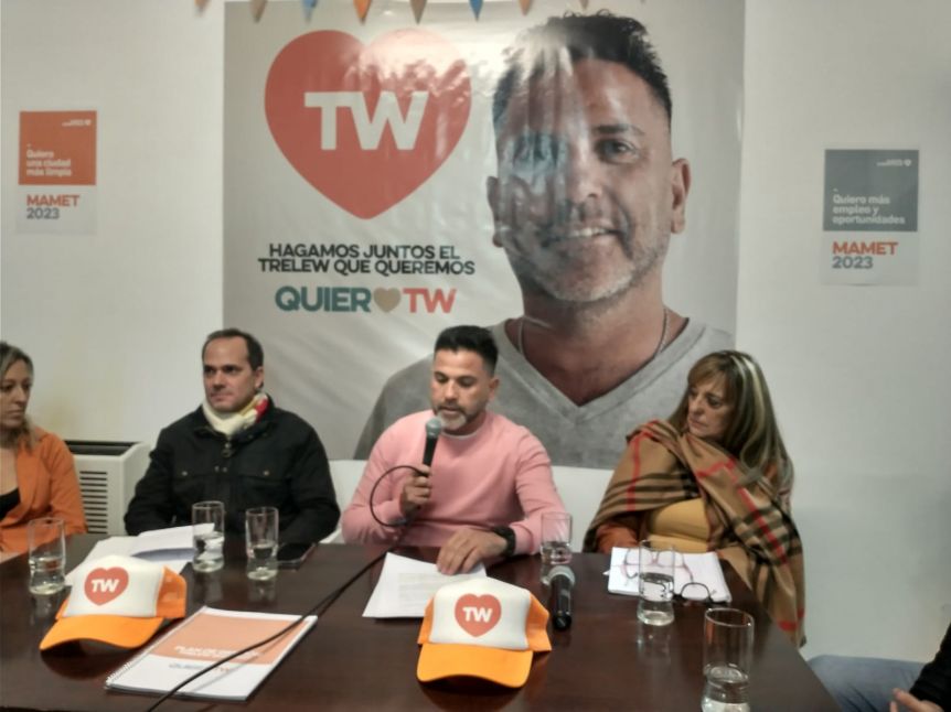 Mamet presentó su partido “Quiero Trelew” y las propuestas que tienen para el municipio