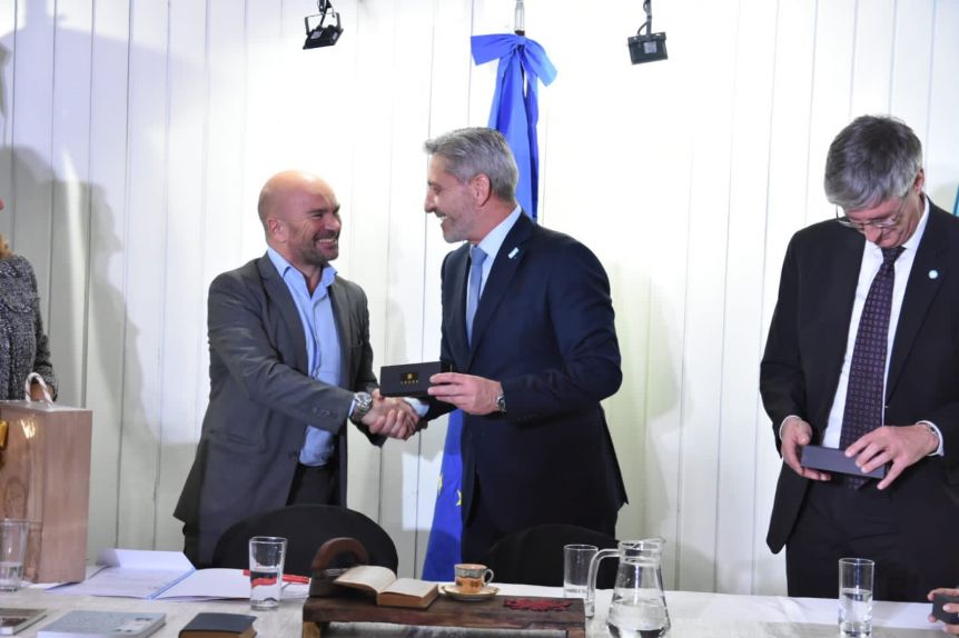 Arcioni y Biss recibieron al Embajador de la Unión Europea y firmaron convenios para fortalecer la libertad de expresión