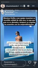Un grupo de emprendedores estalló contra Emilia Mernes: 