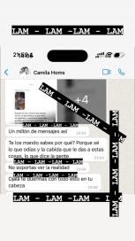 Los fuertísimos chats de Camila Homs y Rodrigo de Paul que terminaron en la Justicia