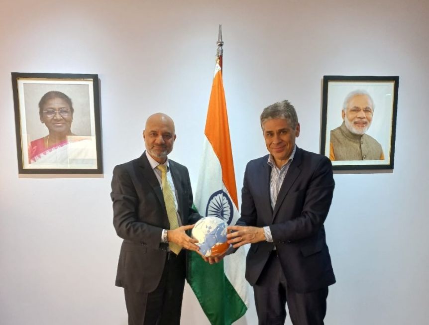González y el embajador de la India analizaron las posibilidades de cooperación en materia energética