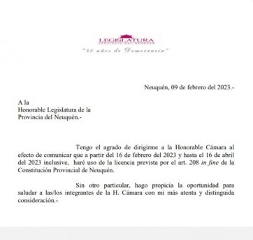 Marita Villone asumirá la presidencia de la Legislatura hasta el 16 de abril