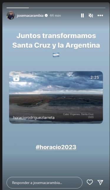 Mojada de oreja al kirchnerismo: Larreta lanzó su candidatura con un video en Santa Cruz