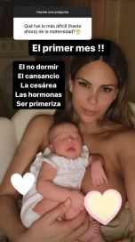 Barby Franco explicó por qué el primer mes es el más difícil de la maternidad