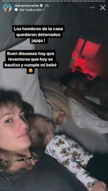 Luca Cubero cumplió su primer añito y Mica Viciconte le hizo una tierna dedicatoria