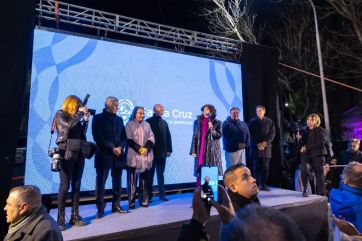 Modelo Santa Cruz de exportación: CFK mostró unidad entre todos los candidatos provinciales