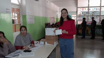 Así votan los candidatos y dirigentes en Huergo, Maquinchao y Río Colorado