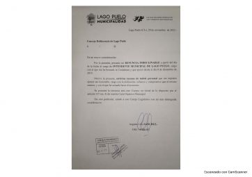 Lago Puelo activó la motosierra: renunció Sánchez tras dar de baja todos los contratos