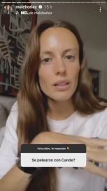 Melina Lezcano se sinceró con sus seguidores y contó que pasó con Cande Molfese: 