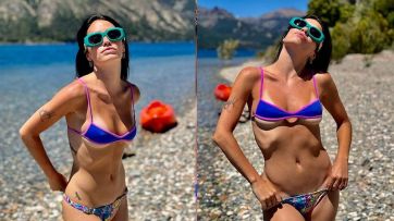 Lali Espósito de vacaciones: microbikini, amigos y naturaleza