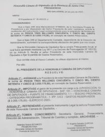 Leguizamón apuntó contra Quiroga por una asignación millonaria de fondos