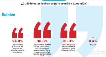 El Cierre del INADI y el discurso anticasta le pintan bien: la imagen del Presidente en febrero