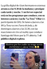 La Tora abrió su corazón y contó cuál es el verdadero motivo por el que está soltera